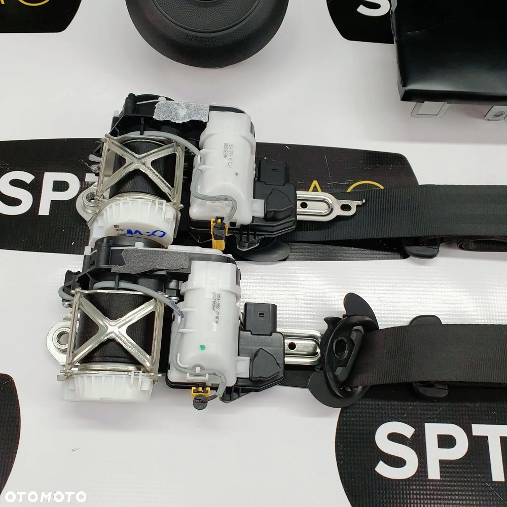 VW GOLF VII 7 LIFT DESKA ROZDZIELCZA KONSOLA KOKPIT PULPIT PODUSZKI AIRBAG AIR BAG PASY KIT SET - 9