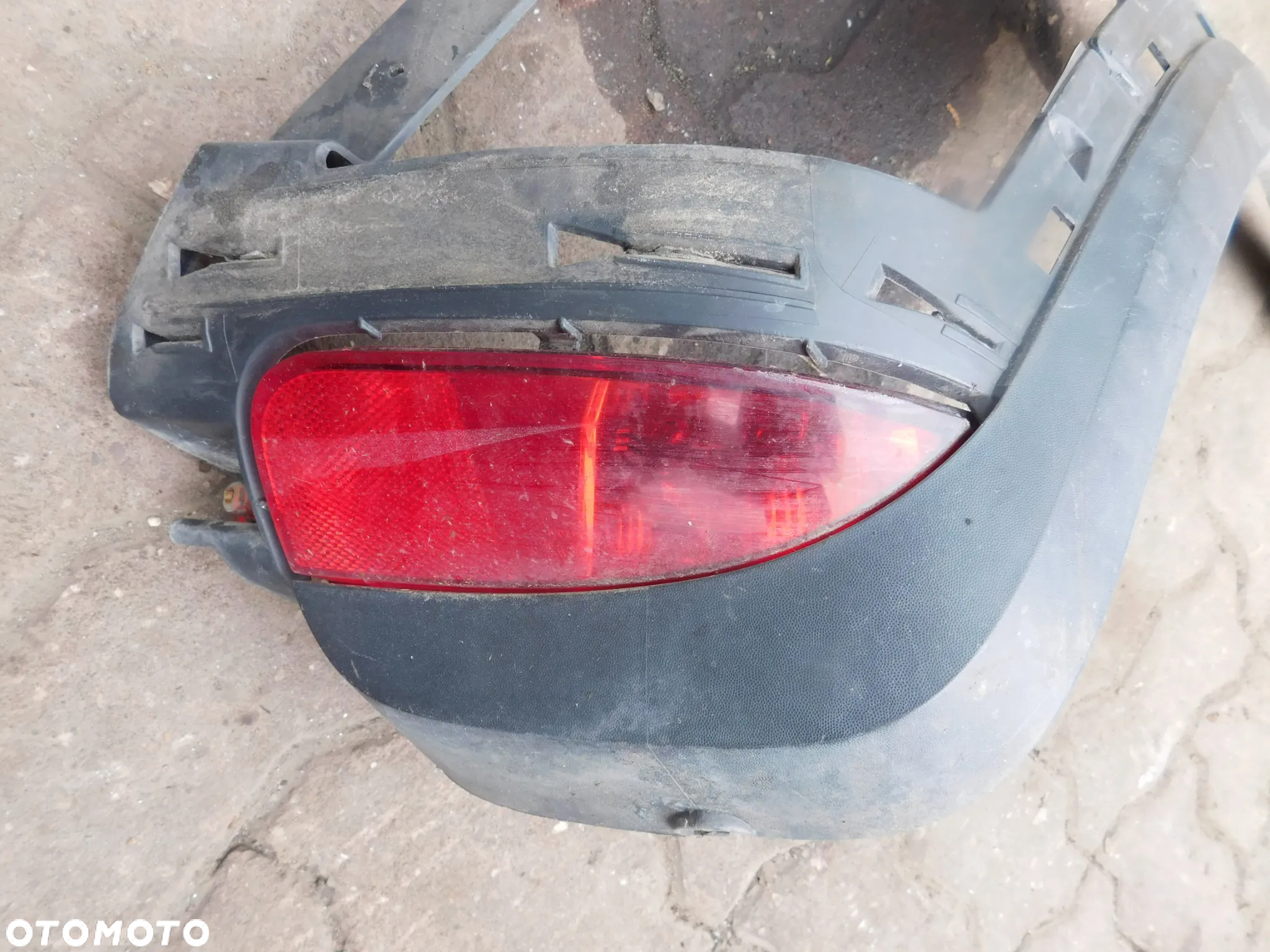 lampa przeciwmgielna odblask w zderzak OPEL CORSA C LIFT nadkole chlapacz listwa - 9