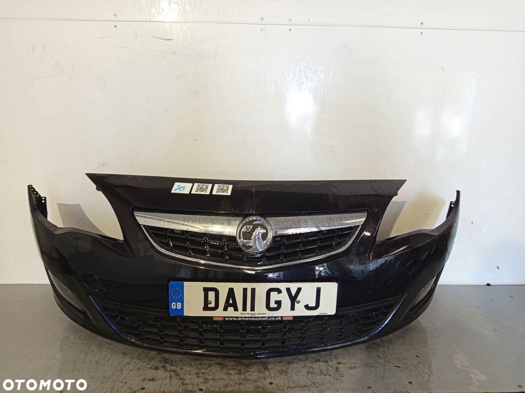 + ZDERZAK PRZÓ PRZEDNI OPEL ASTRA J 4 IV Z22C CZARNY PDC CZUJNIKI HALOGENY - 1