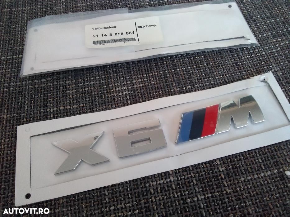 Emblema BMW X6M spate abs - 3