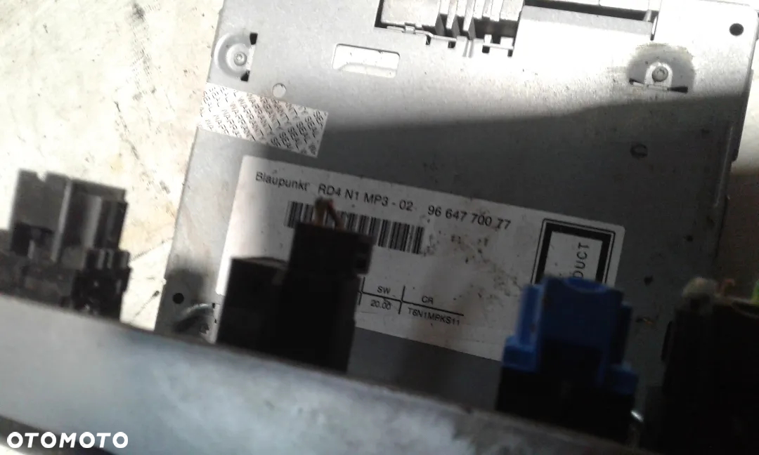 CITROEN PEUGEOT RADIO CD MP3 9664770077 - 2