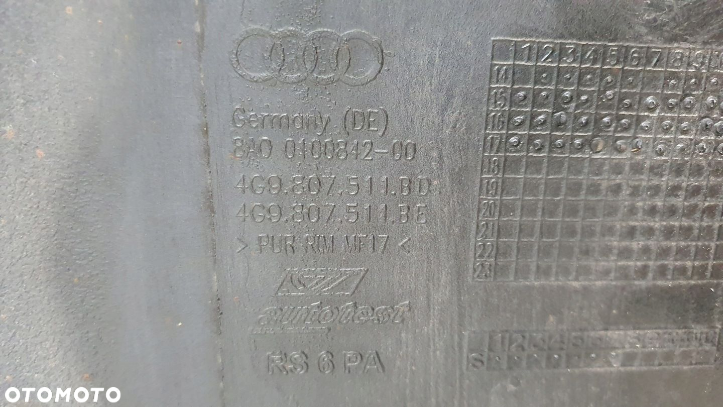 ZDERZAK TYŁ TYLNY AUDI A6 RS6 C7 KOMBI 4G9807511BD - 13
