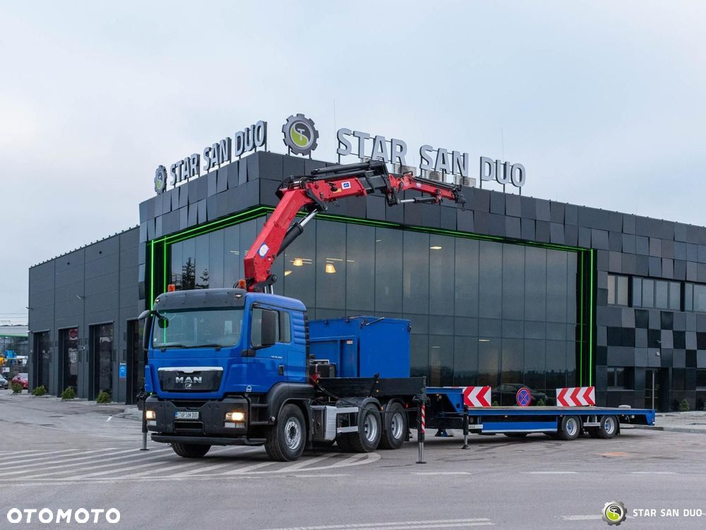 MAN TGS 26.400 6x4 HMF 3722 Fly Jib HDS Żuraw Crane Zestaw - 1