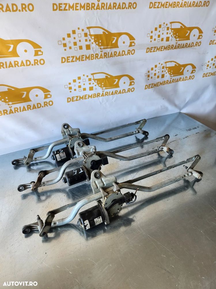 Ansamblu Motoras Stergatoare Stergator Vw Transporter T5 Volan Stanga Europa - Dezmembrari Arad - 3