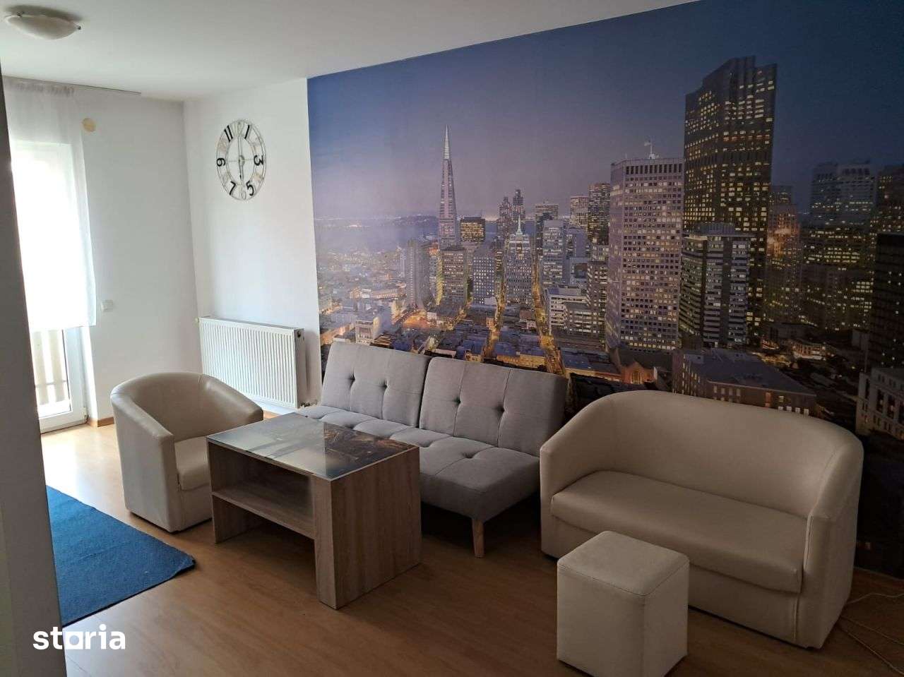Apartament cu 2 camere, 45 mp, balcon, zona Terra — fotografia 1