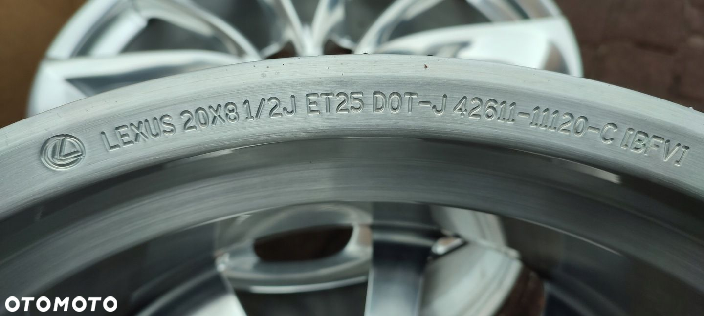 Felga Lexus LC500 LS500 LC500H LS500H5x120 20Cali 8,5jx20 Et25 42611-11120 - 10