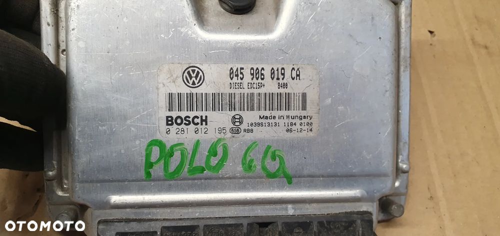 Komputer sterownik silnika VW Polo 9N 1.4 TDI 045906019CA - 4