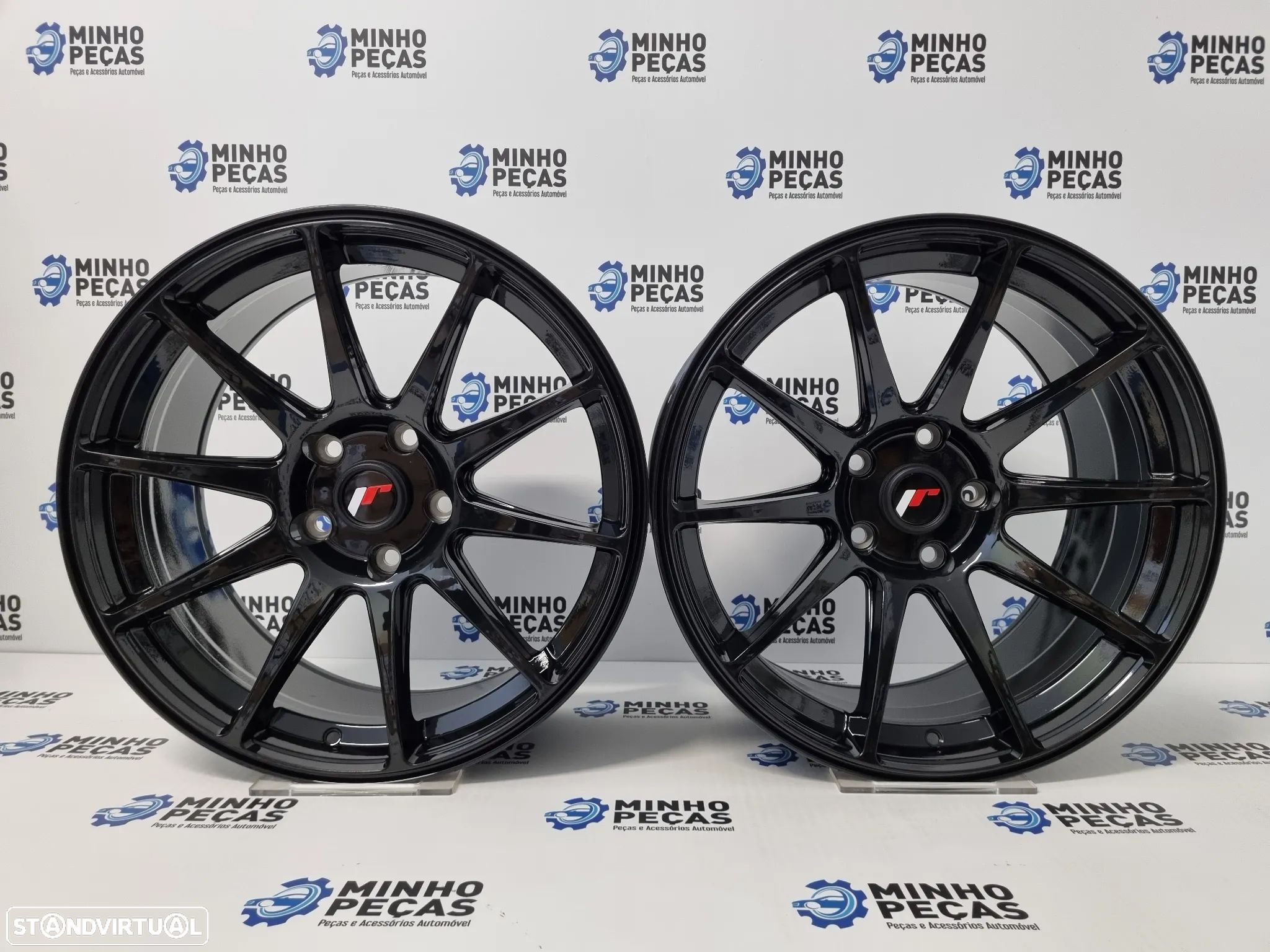Jantes Japan Racing (JR11) em 18 Preto Brilho (5x120) - 1