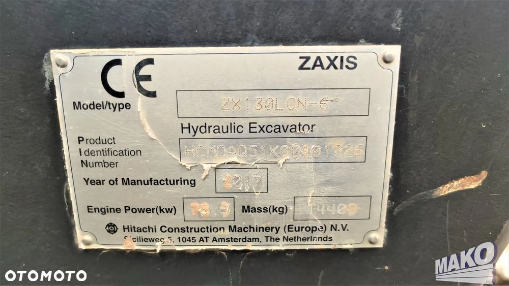 Hitachi ZX130LCN-6 - 13