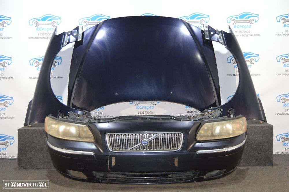 FRENTE COMPLETA VOLVO V70 II 2 MK2 CAPOT PARACHOQUES GUARDA-LAMAS OTICAS RADIADOR VENTILADOR FRENTE FIBRA REFORÇO