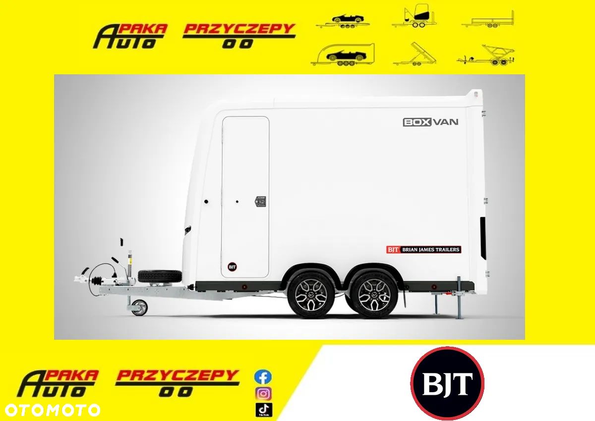 Brian James Trailers BOX VAN 4,0x1,8 M, Przyczepa do samochodów sportowych, quadów, motocykli, rowerów,DMC 3500 KG - 1