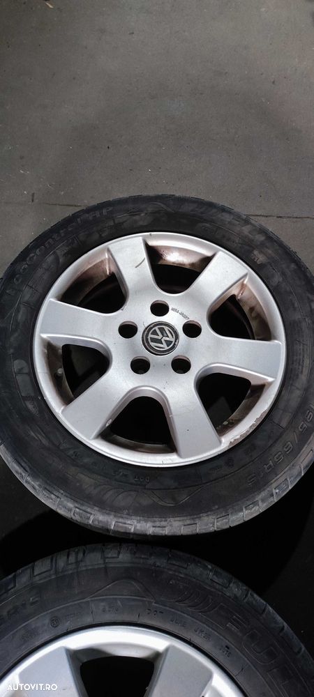 Janta aliaj 195 65 15 vokswagen vw golf 5 6 touran 3 buc - 4