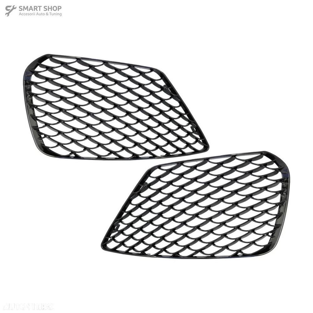 Grile Laterale Mercedes S-Class W222 (2013-2017) S63 Design Negru Luci - 2