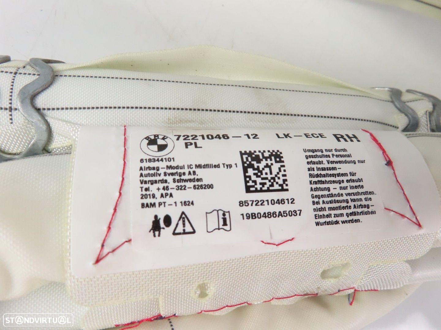 Airbag Cortina Direito Usado / Original BMW 1 (F20)/BMW 3 (F30, F80)/BMW 3 Touri... - 3