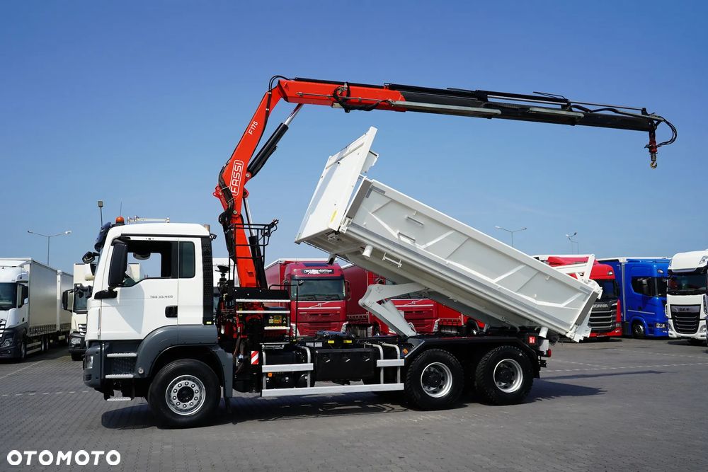 MAN / TGS / 33.420 / E 6 / WYWROTKA + HDS / FASSI F 175 / 6 X 4 / HYDROBURTA - 3