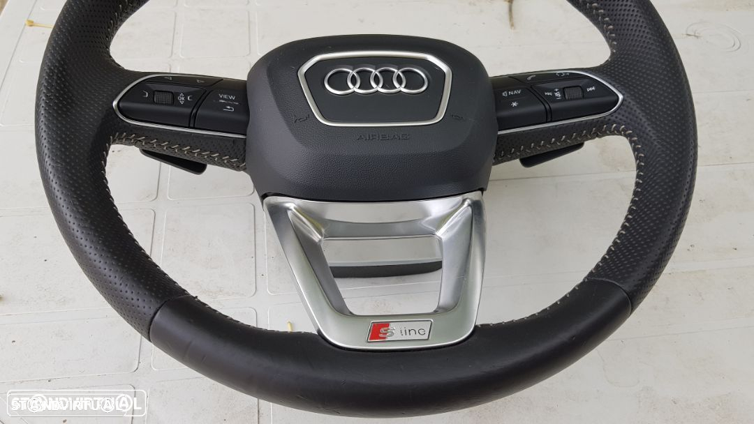 Volante completo com patilhas Audi S-line Q5 + Q2 + Q7 - 3