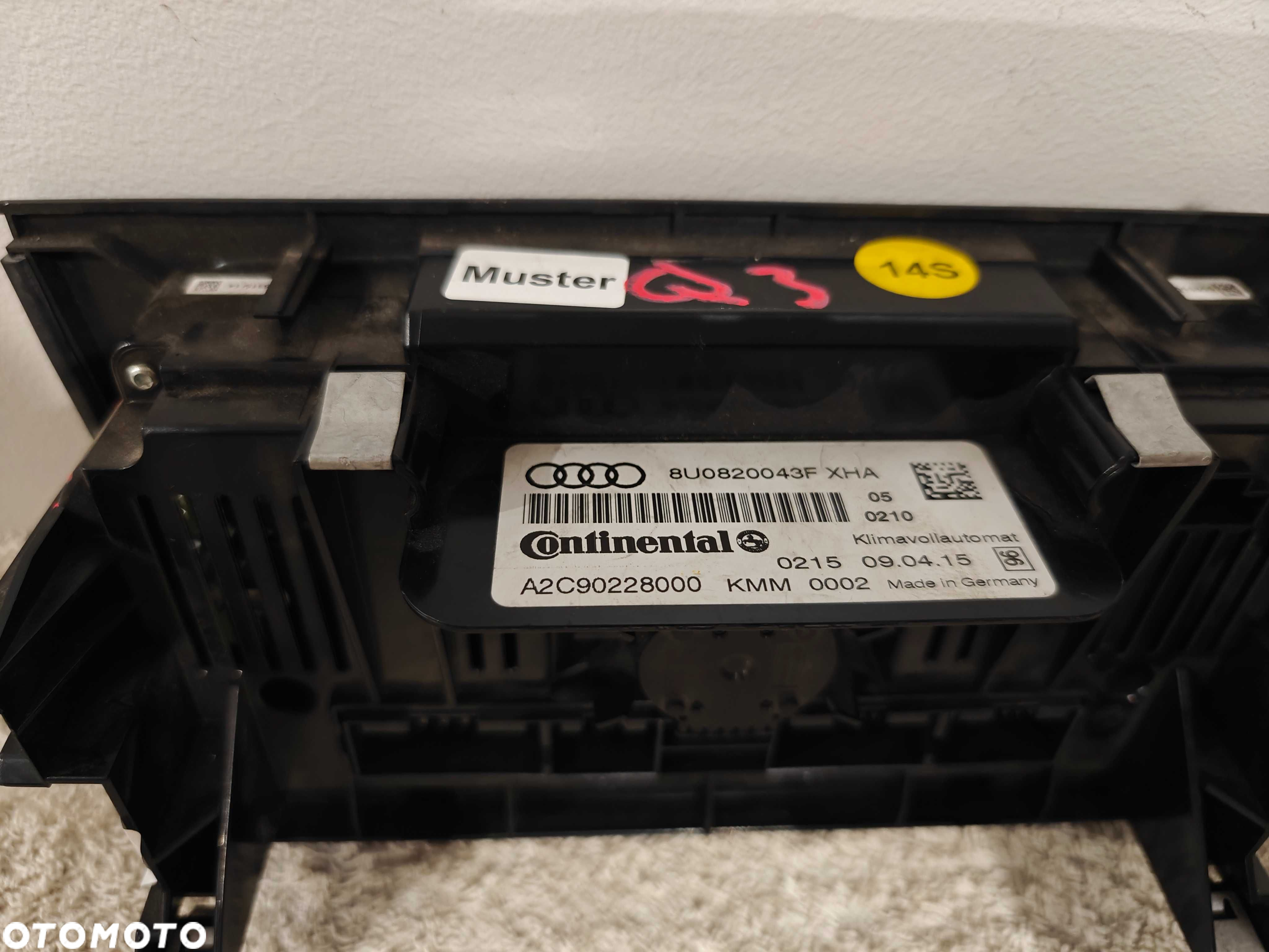 Panel Klimatyzacji Audi Q3 I Generacji 8U  Lift Oryginał EUROPA - 6