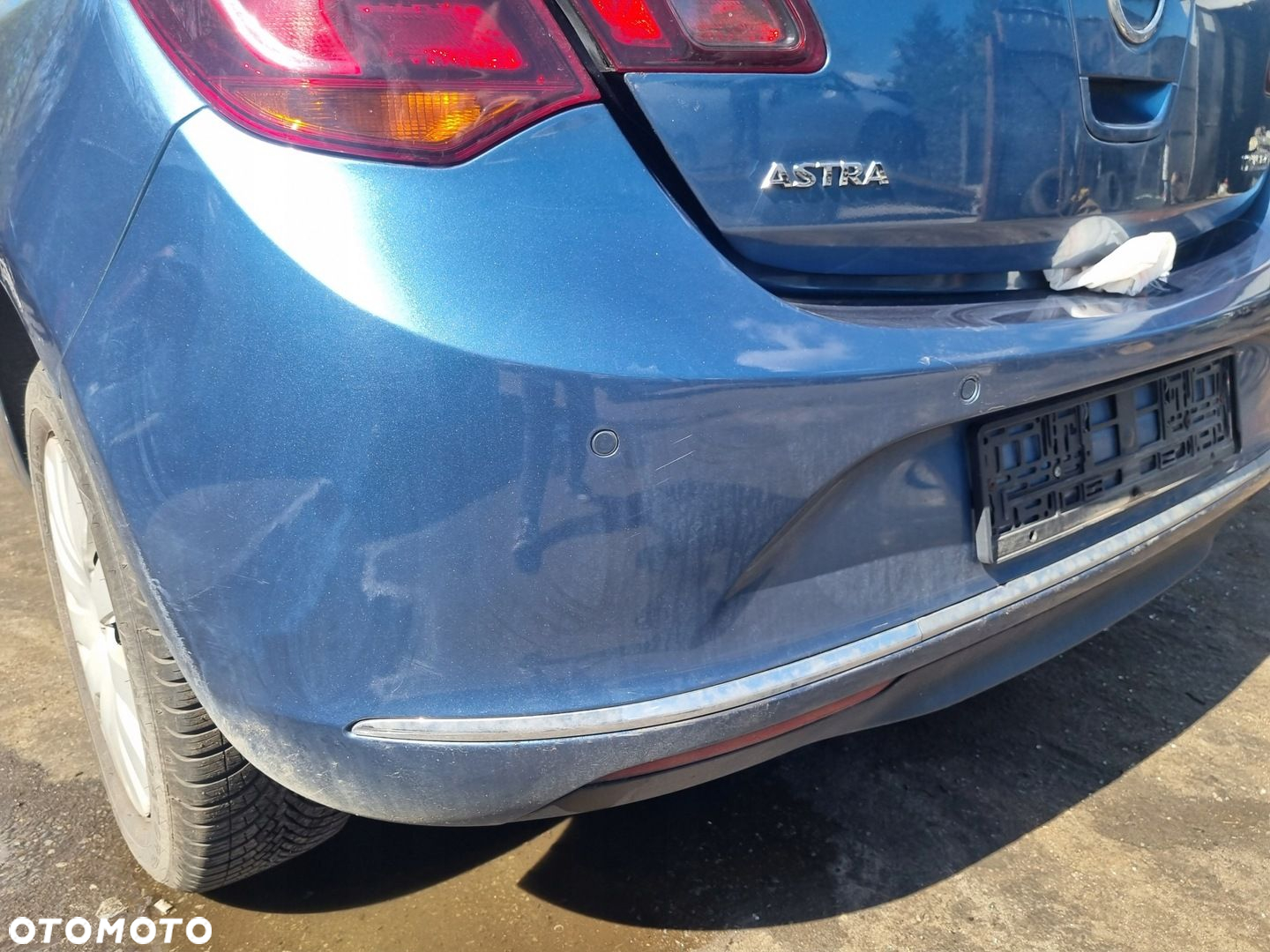 OPEL ASTRA IV J 09-15 2014 r. Z22S 5D HB KOMPLETNY ZDERZAK TYŁ TYLNY PDC - 4