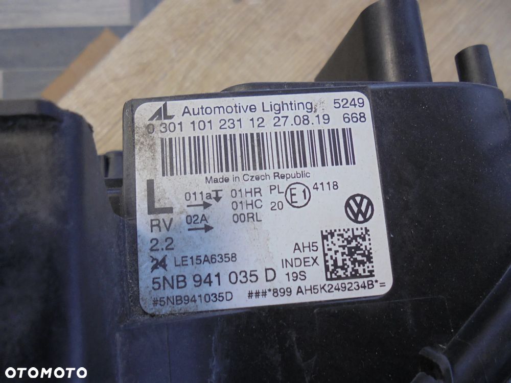 VOLKSWAGEN TIGUAN LAMPA LEWA PRZÓD EUROPA - 8