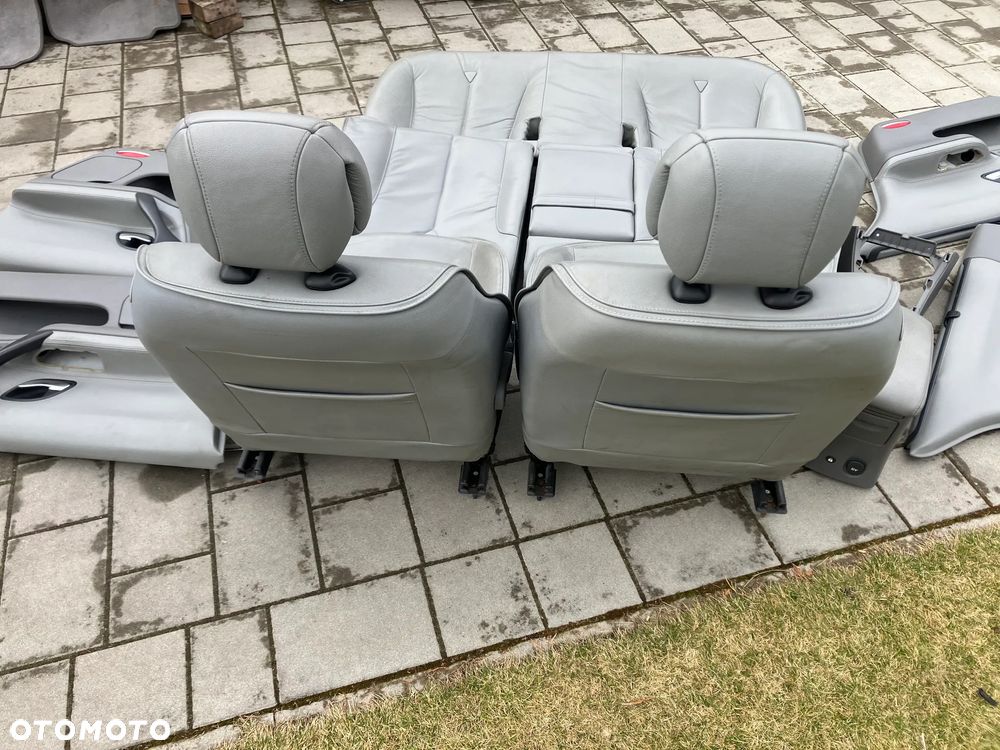 FOTELE SKÓRA REANULT LAGUNA II ELEKTRYKA KANAPA PODGRZEWANE  BOCZKI SZARA SKÓRA ROLETY - 10