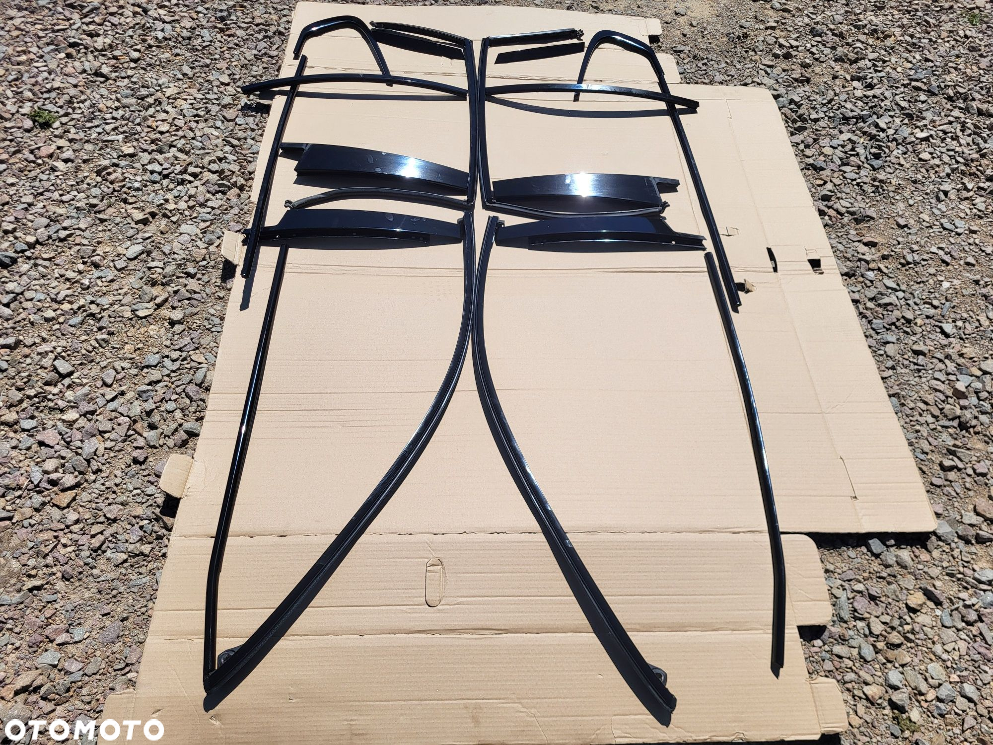 Listwy Boczne czarny połysk BMW x6 x6m E71 - 5
