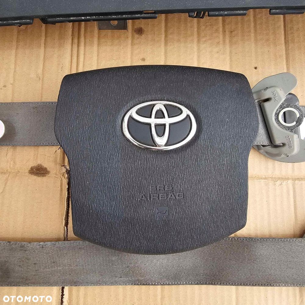 toyota prius ii 2 konsola deska kokpit pasy poduszka airbag oryginał - 4