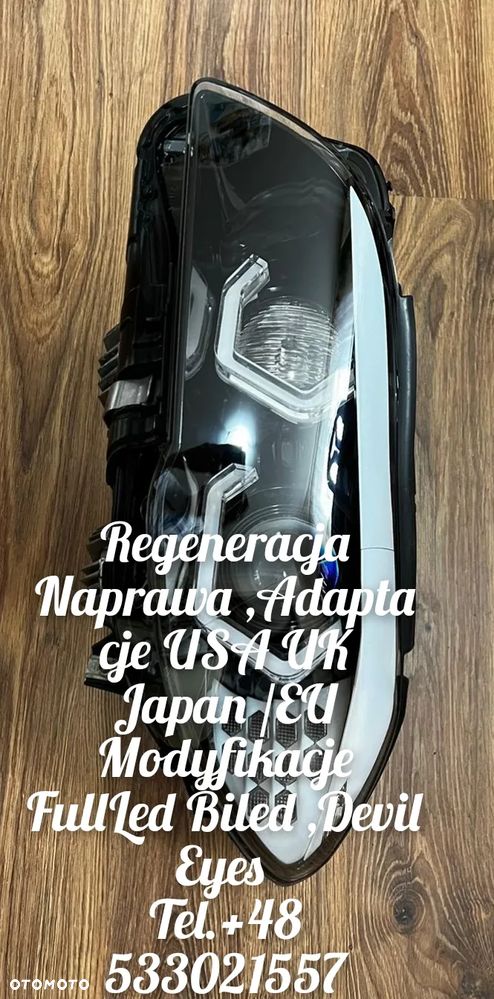 Reflektor Ful Led Dacia Renault Audi Bmw Volvo Mercedes Regeneracja Naprawa LED Konwersja Przeróbka USA UK - 9