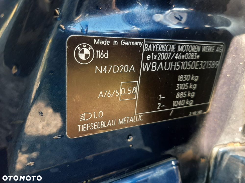 BMW Seria 1 116d EfficientDynamics Edition - 38