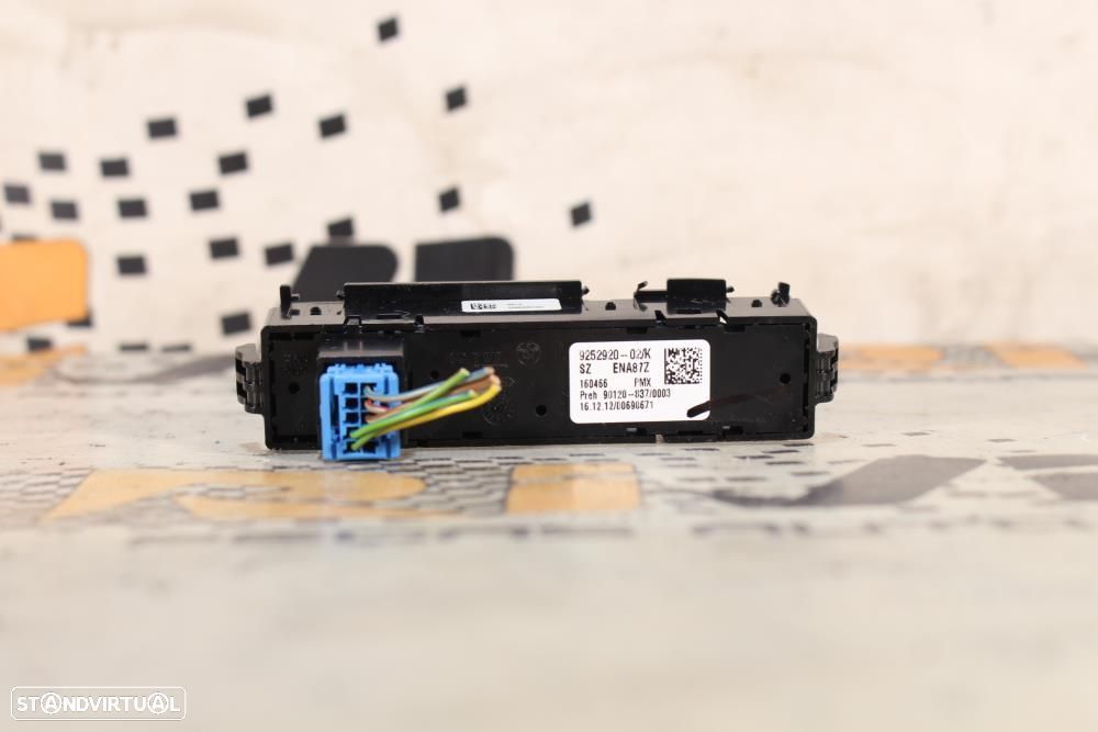 Comutador / Botão Bmw 1 (F20)  61319252920 / 9252920 / Modo De Conduçã - 3