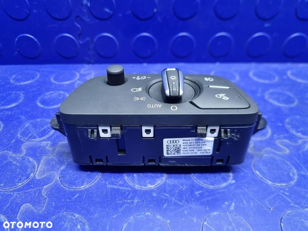 PANEL przełącznik włącznik ŚWIATEŁ AUDI A4 B9 A5 F5 Q7 4M oryginał | OEM | 4M0941531AG - 6