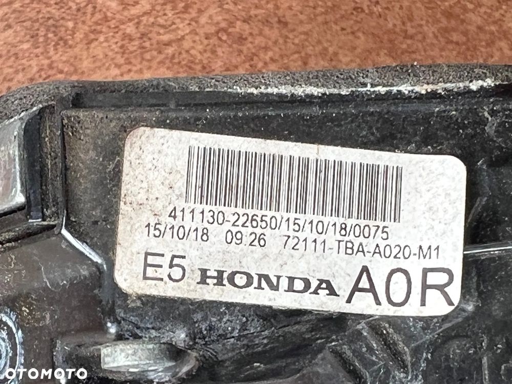 ZAMEK DRZWI PRZEDNI PRAWY HONDA CIVIC X  72111-TBA-A020-M1 - 4