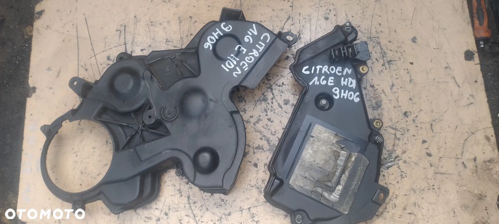 Citroen Peugeot 1,6 e-hdi 9H06 obudowa rozrządu Osłona - 1