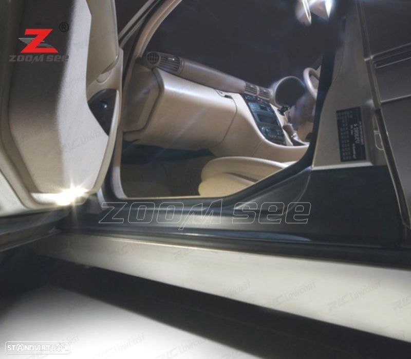 KIT COMPLETO DE 17 LÂMPADAS LED INTERIOR PARA MERCEDES CLASE C W203 C180 C200 C220 C230 C240 C280 C - 4