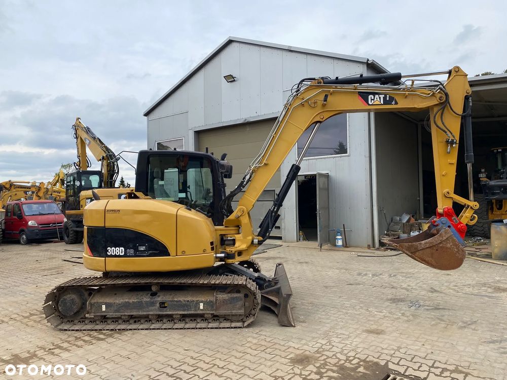 Caterpillar CAT 308D CR, 3700 MTH, 2 ŁYŻKI, KRÓTKI TYŁ, Z NIEMIEC, SUPER UTRZYMANA - 8