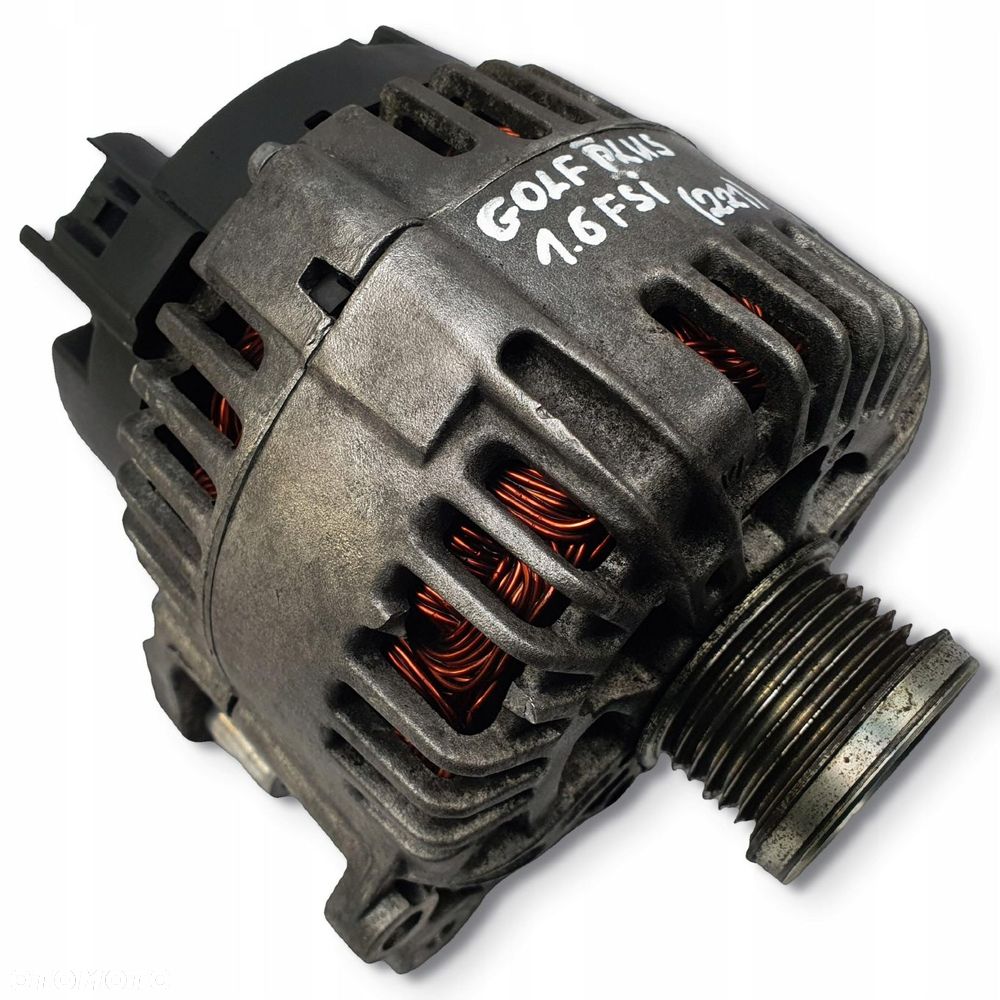 ALTERNATOR VW Golf V A3 8P 1.6 FSI oryginał VALEO - 1