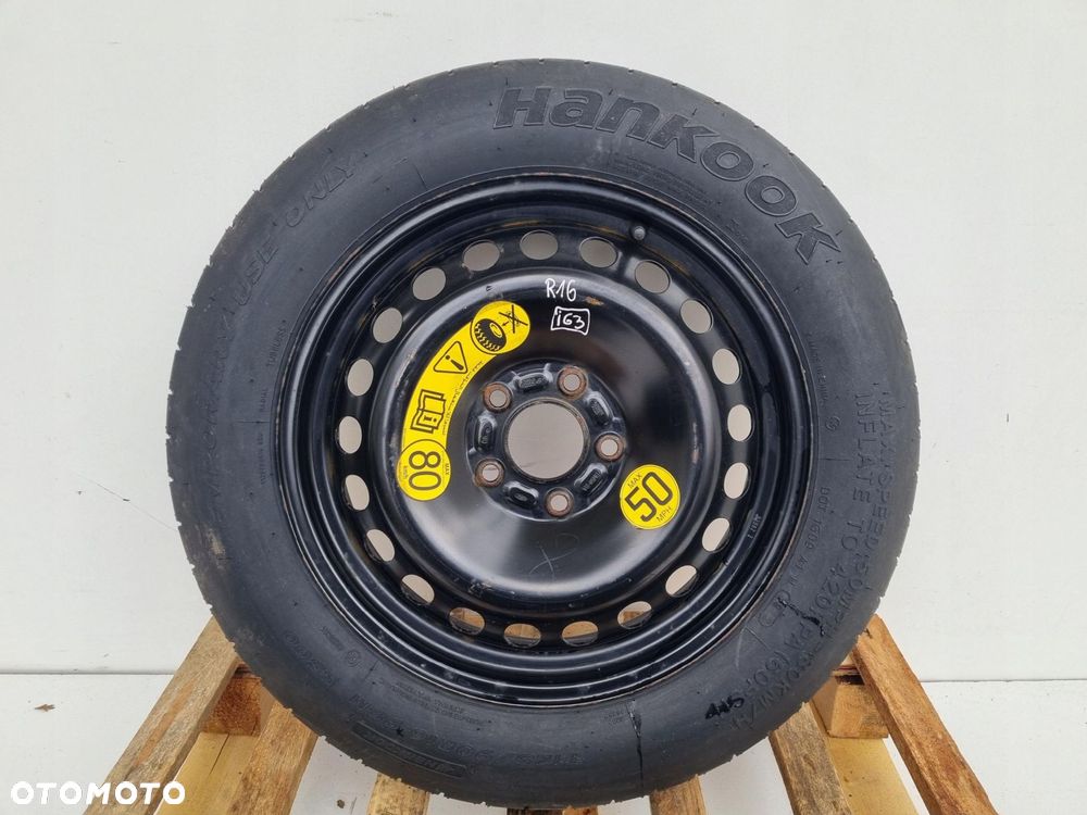 KOŁO DOJAZDOWE Ford C -Max II Focus Mk3 _ dojazdówka 125/90 R16 5x108 2160 - 1