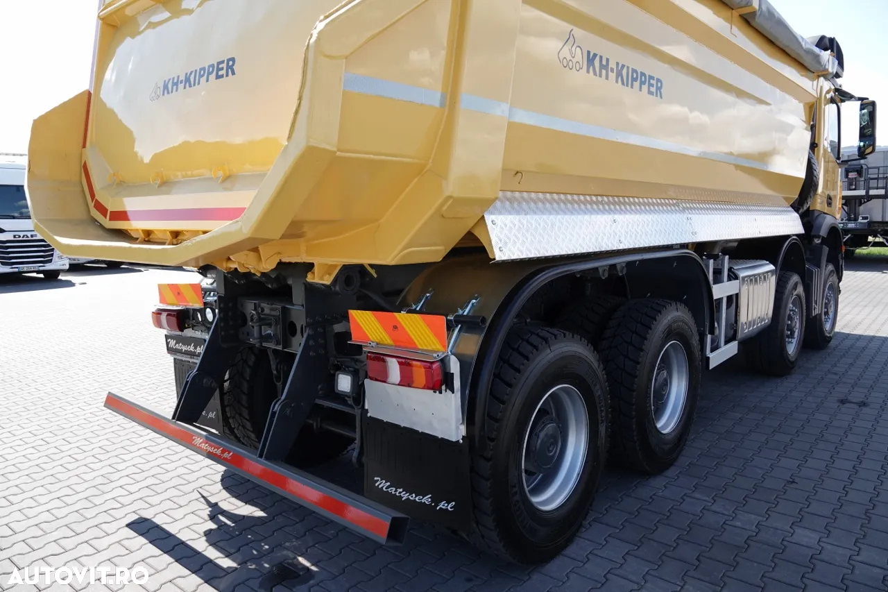 Mercedes-Benz AROCS 4145 / 8x8 / TIPPER SPATE / KH KIPPER / EURO 6 - 16