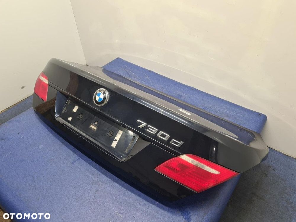 BMW 7 E65 LIFT TYLNA KLAPA BAGAŻNIKA A35/5  MONACOBLAU METALLIC - 4