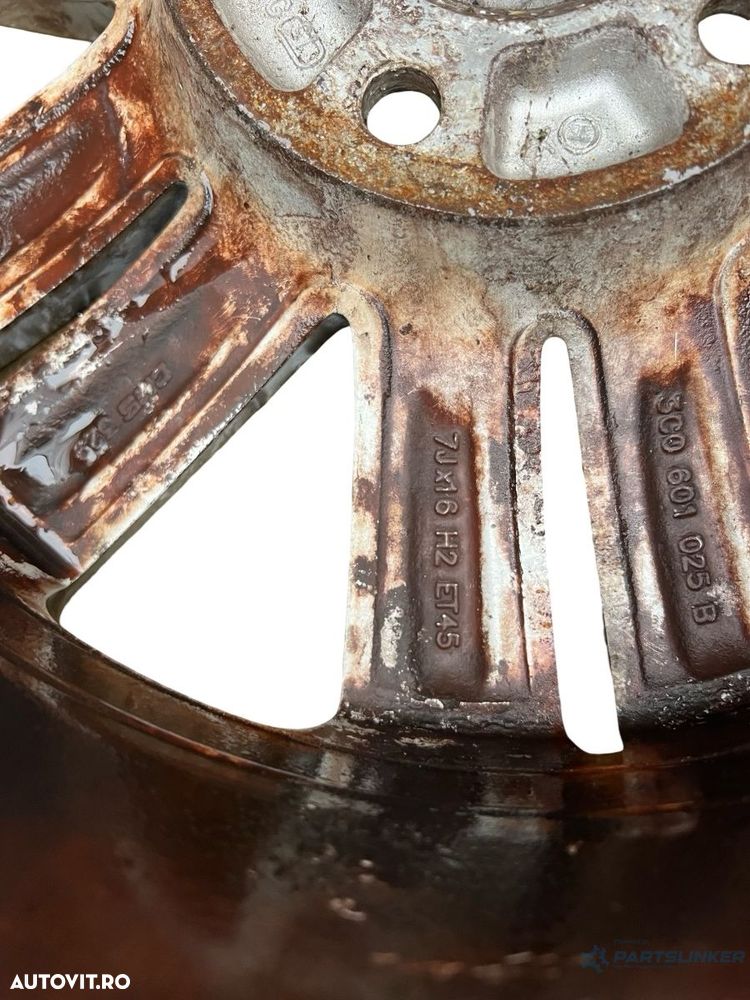 Janta din aliaj R16 VOLKSWAGEN GOLF V 1K1 2003 - 2009 5C0601025B - 3