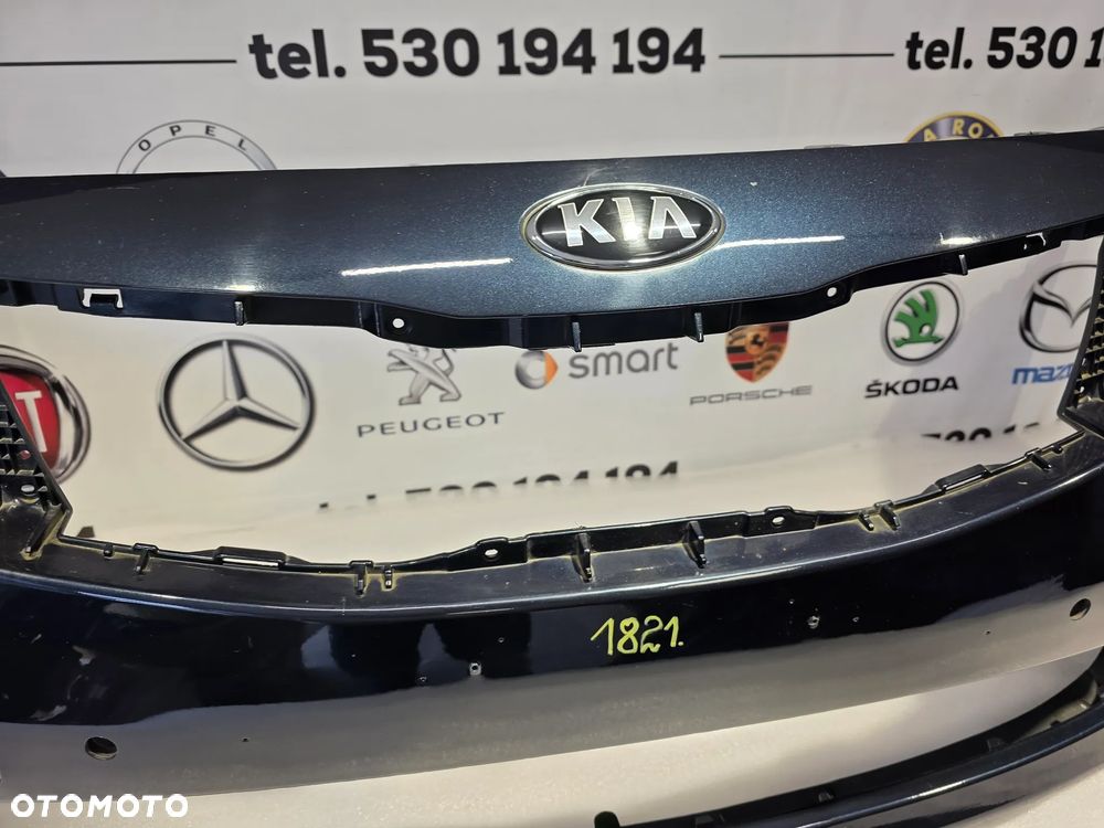 KIA OPTIMA IV 4 15- ŁADNY ZDERZAK PRZEDNI PRZÓD NA 4xPDC + LEWA KRATKA I CHROM , NR 86511-D4000 , NR AUKCJI NZ1821 - 17