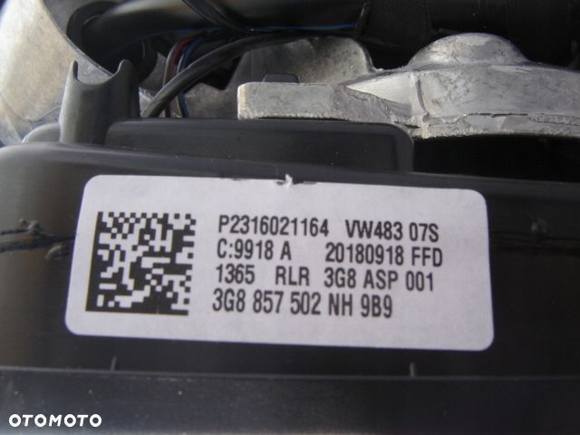 VW ARTEON LUSTERKO ZEW KAMERA NOWE 3G8857502 NH - 3