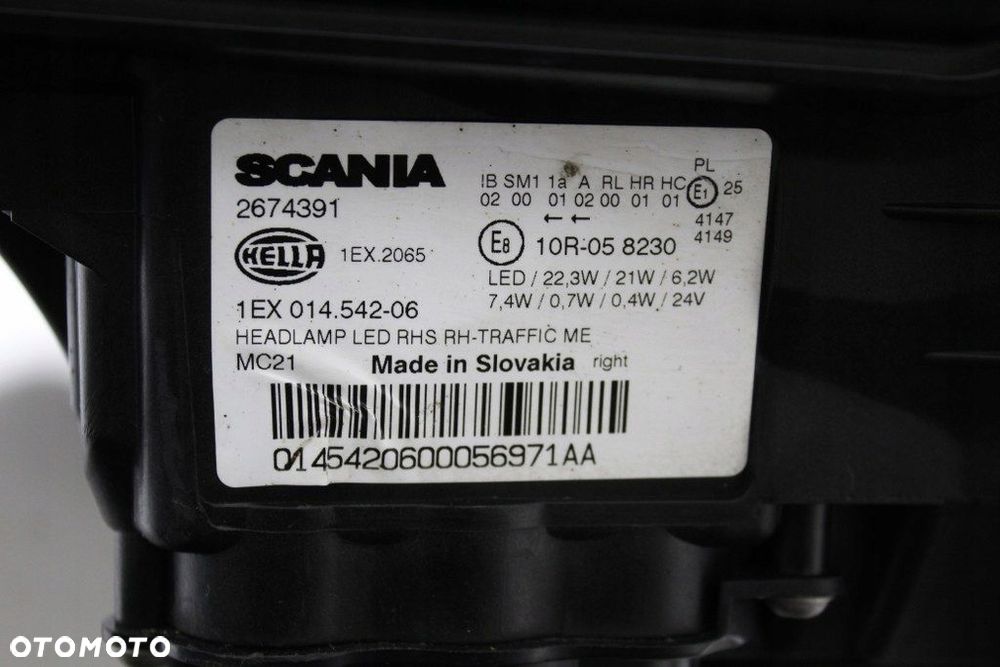 Scania Seria R Full Led Prawy Lampa Przód Prawa 16r Igła - 3