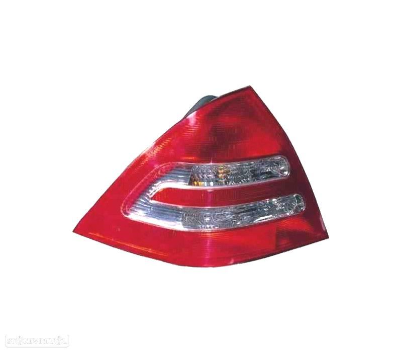 FAROLIN ESQ PARA MERCEDES CLASSE C W203 BERLINA 00-04 BRANCO VERMELHO - 1