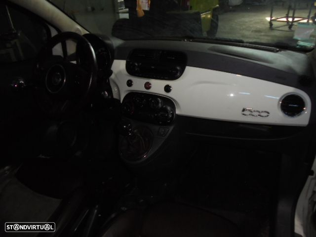 Carro MOT: 169A1000 CXVEL: 55204040  FIAT 500 2 FASE 1 2009 1.3D 75CV 3P BRANCO GASOLEO - 8