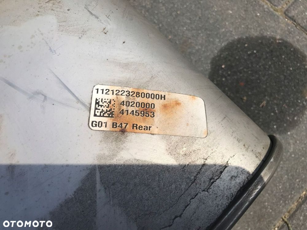 WYDECH TŁUMIK KOMPLETNY BMW G01 G02 2.0 DIESEL - 8