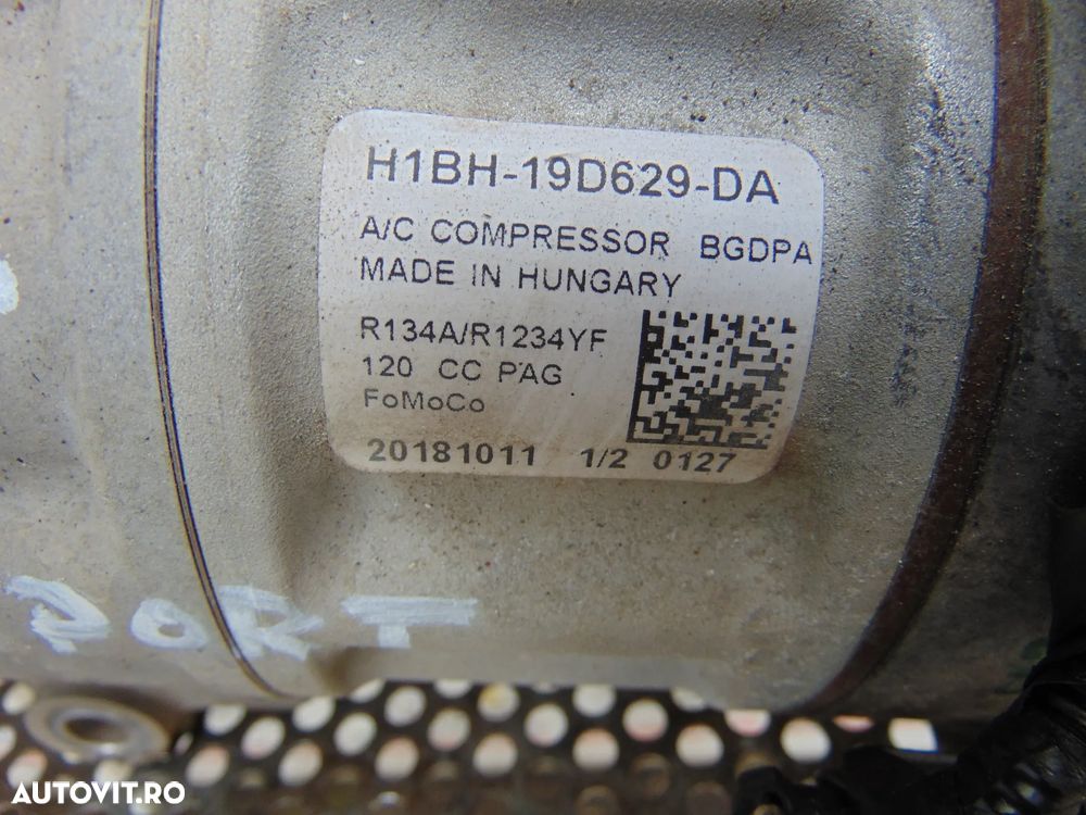Compresor clima Ford 1.0 Ecosport cod h1bh19d629da Fiesta Focus c max - 3