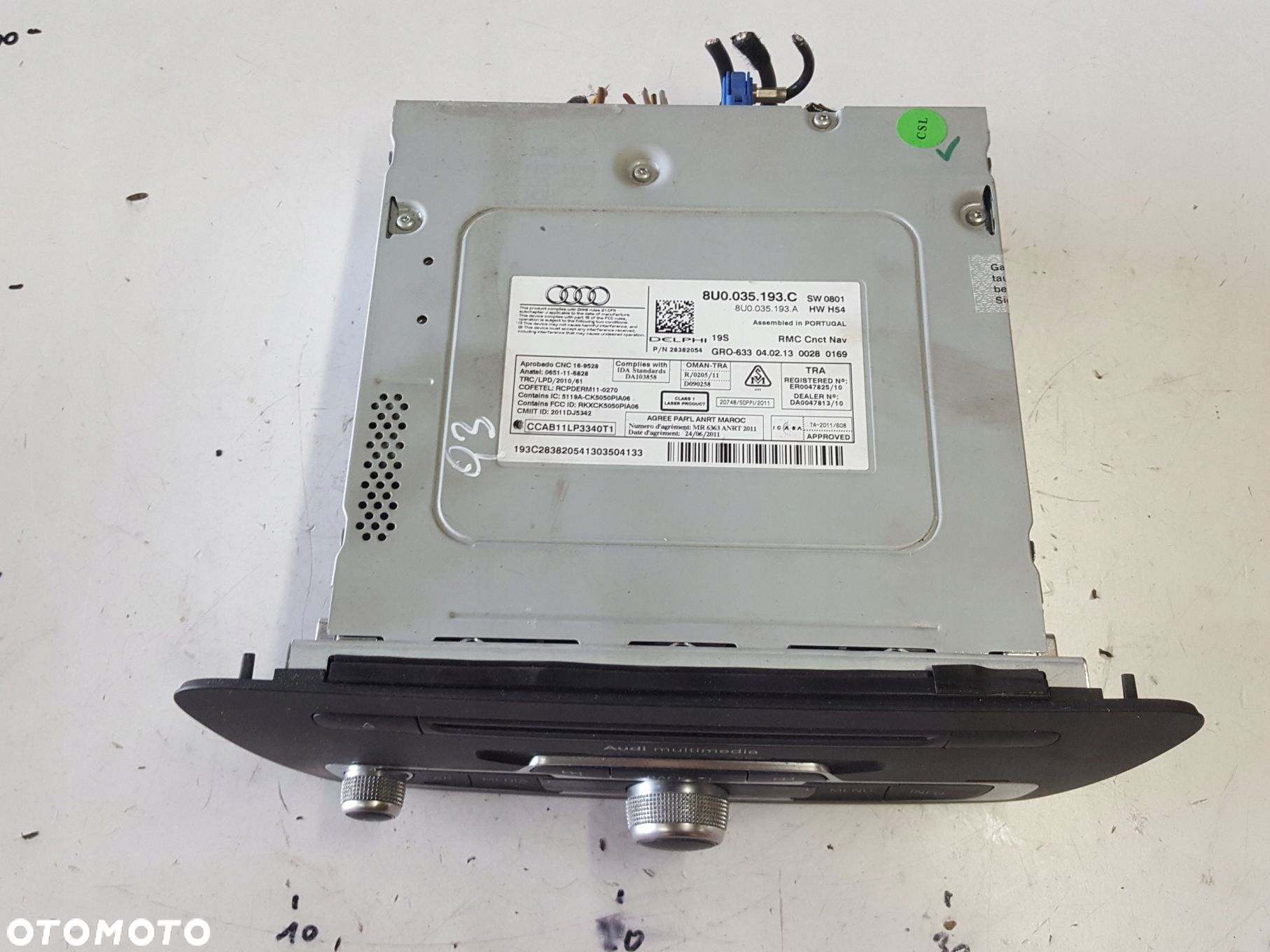 AUDI Q3 8U 11-14r RADIO NAWIGACJA 8U0035193C - 2