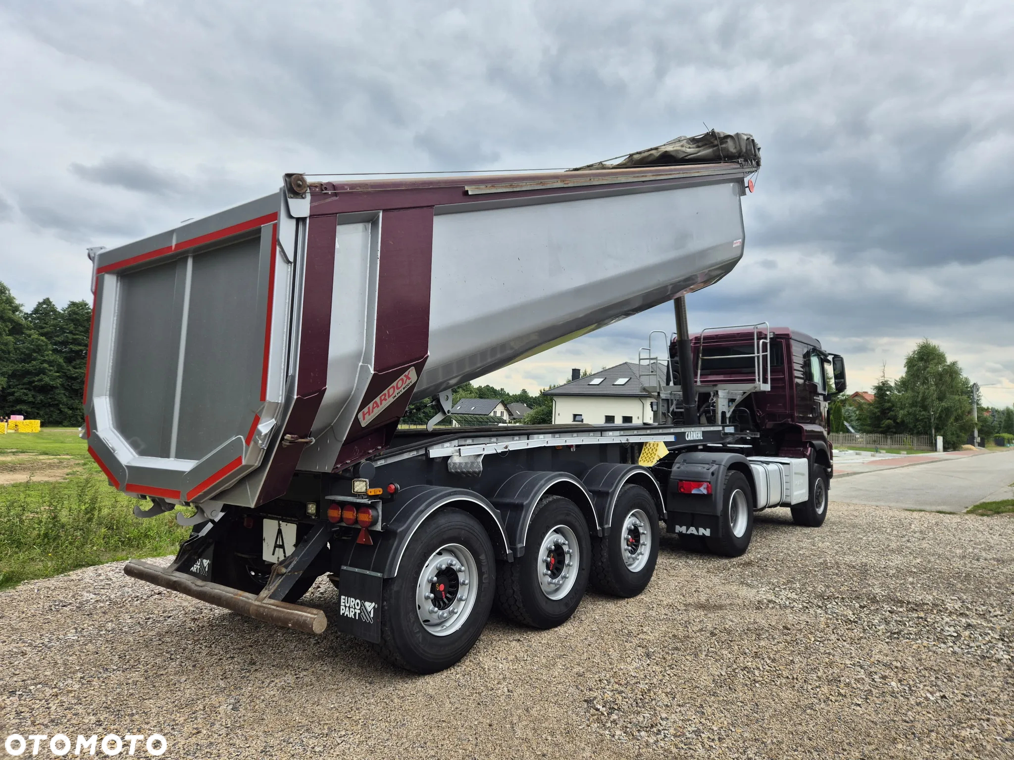 MAN TGS 18.470 4X4 Reduktor Most Zestaw Patelnia Wywrotka Euro6 Carnehl Ciągnik siodłowy Naczepa Hydraulika Mulda - 3