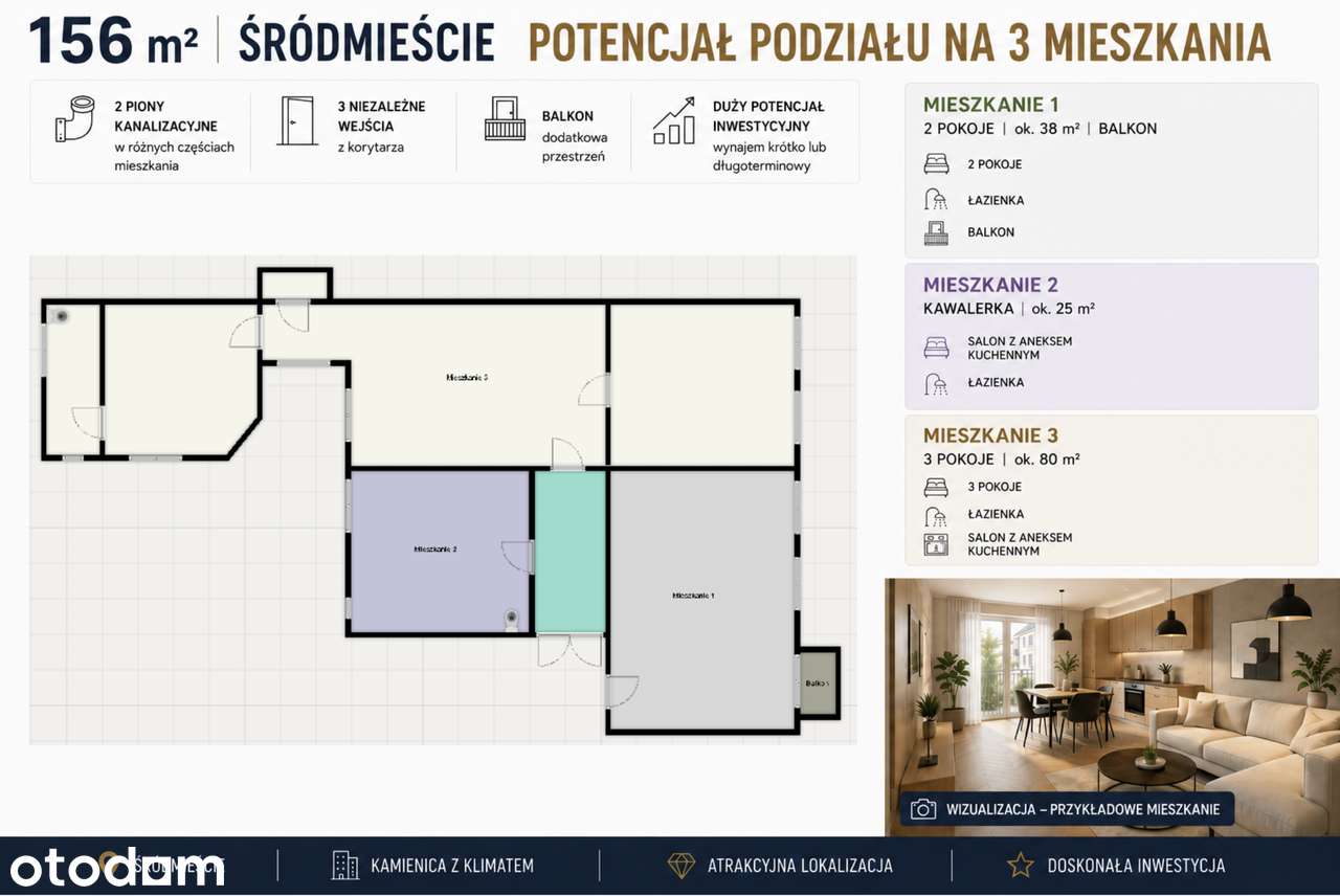 156 m² w Śródmieściu | Idealna inwestycja