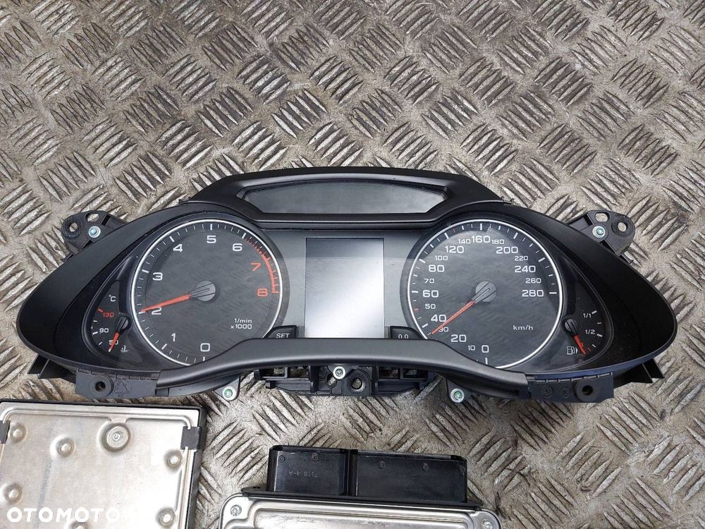 ZESTAW STARTOWY LICZNIK AUDI A4 B8 1.8 TFSI 8K1907115A 8K0920930A - 10